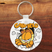 Lazy Garfield Smash Sleutelhanger (Voorkant)