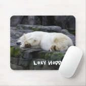 Lazy geluk Polar Beer Muismat (Met muis)