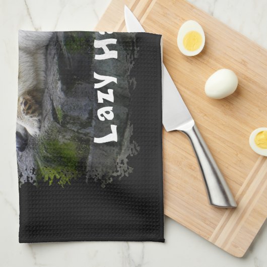 Lazy geluk Polar Beer Theedoek (Quarter Fold)