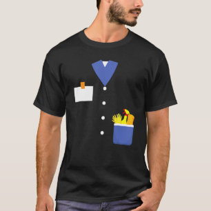 Lazy Halloween Bewaarder Kostuum Bewaarder Kostuum T-shirt
