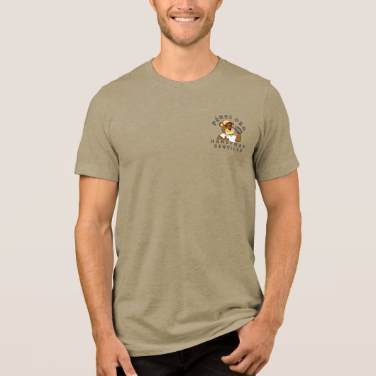 Lazy Handyman Tri-Blend Shirt (Voorkant)