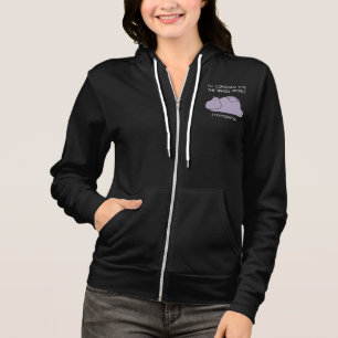 Lazy Hippo Ik veroverde morgen de wereld Hoodie