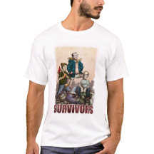 Lazy Hollywood Zombie Survivors T-Shirt