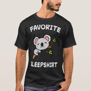 Lazy Koala Koalas Beren Nap Sleeping Sleep Pajamas T-shirt