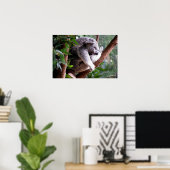 Lazy Koala Poster (Thuiskantoor)