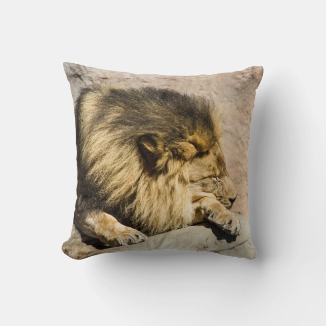 Lazy Lion Sierkussen (Voorkant)
