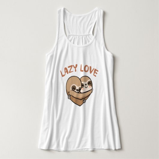 Lazy Love Tanktop (Design voorkant)