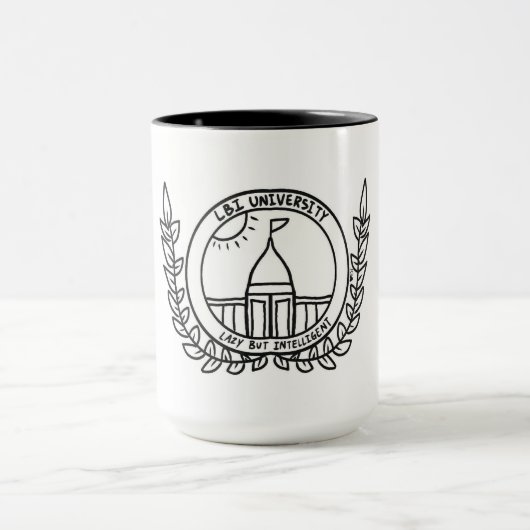 LAZY MAAR INTELLIGENT (TM) UNIVERSITEITSKOFEE-MOK MOK (Midden)
