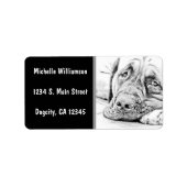 Lazy Mastiff Etiket (Voorkant)