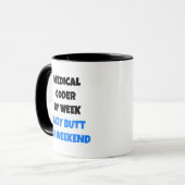 Lazy Medical Coder Mok (Voorkant links)