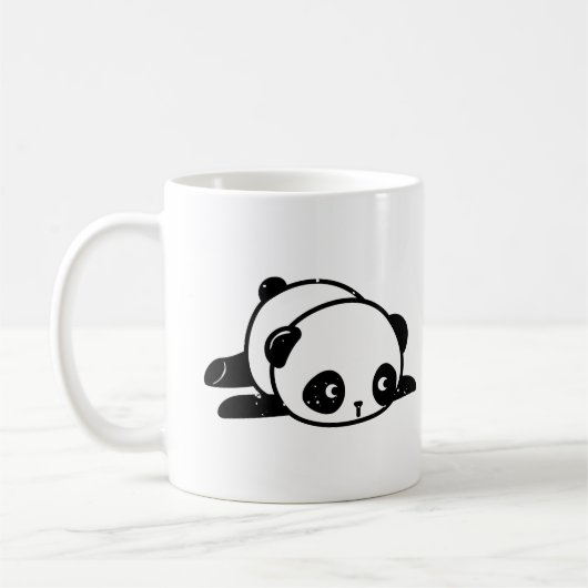 Lazy Panda Bear ne peut pas Mug Adulte (Gauche)