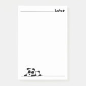 Lazy panda post-it® notes (Voorkant)
