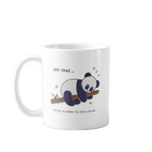 Lazy Panda Quote - Nog steeds moe & donkere kringe