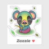 Lazy Panda Sticker (Vel)
