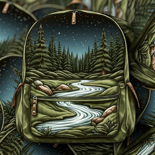 Lazy River Backpack Sticker | Die-Cut Sticker