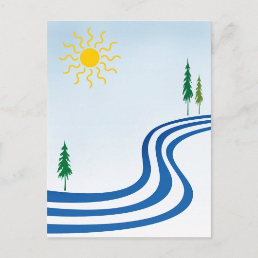 Lazy River Briefkaart (Voorkant)