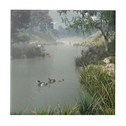 Lazy River Tegeltje (Voorkant)