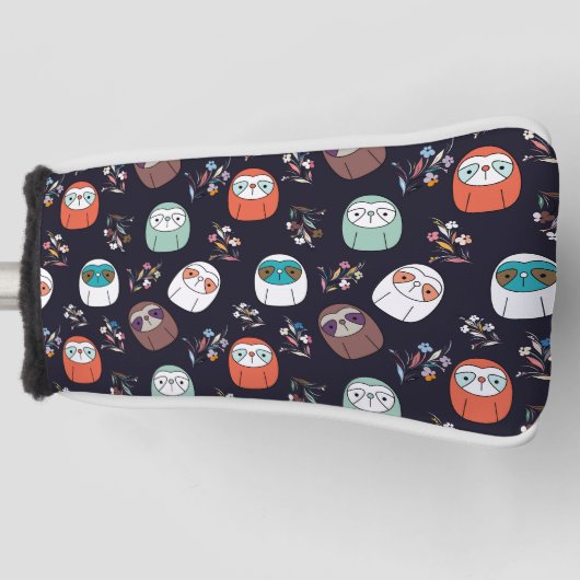 Lazy Sloth Golfheadcover (Voorkant)