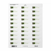Lazy Sloth Mailing Labels (Full Sheet)