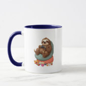 Lazy Sloth Mug – Eat. Nap. Repeat ☕🐾 (Gauche)