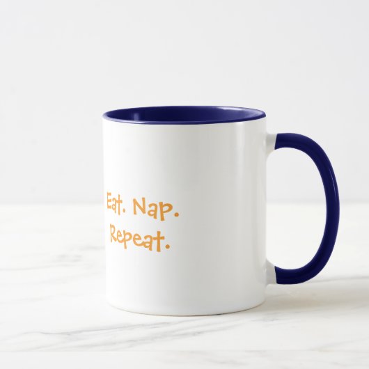 Lazy Sloth Mug – Eat. Nap. Repeat ☕🐾 Mok (Rechts)