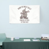 Lazy Sloth Retro Bike Cartoon Spandoek (Beurs)