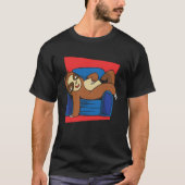Lazy Sloth Sleeping Fundy Sweat - shirt à capuche  (Devant)