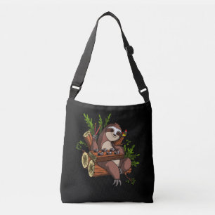 Lazy Sloth Sushi Crossbody Tas