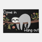 Lazy Sloth Welcome Doormat - Indoor Deurmat (Voorkant)