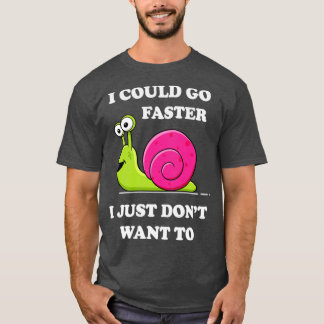 Lazy Snagelachtige Humor T-shirt