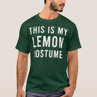 Lazy Sour Lemon Costume Funny Trick Treat Snoep T-shirt
