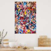 Lazy stadskollage poster (Keuken)