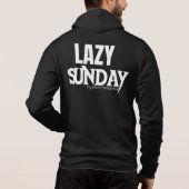 Lazy Sunday Basic Zip up B&W avec sweat - shirt à  (Dos)