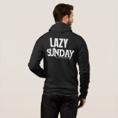 Lazy Sunday Basic Zip up B&W avec sweat - shirt à  (Dos entier)