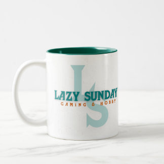 Lazy Sunday eenvoudige mok. Tweekleurige Koffiemok