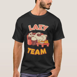 Lazy Team Sloth en Panda Wild Panda Bamboo T-shirt