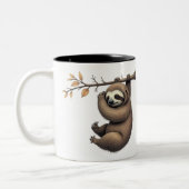 Lazy Vibes Sloth Mug - Cute & Chill Coffee (Gauche)