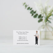 Lazy Waiter Visitekaartje (Staand voorkant)