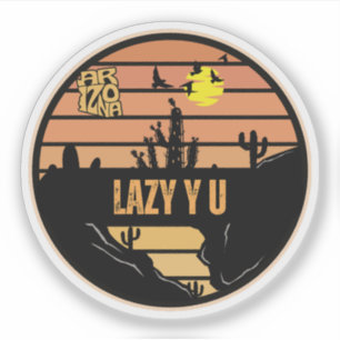 Lazy Y U, Arizona Sticker