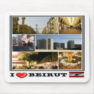 LB Beiroet - Libanon - I Love Mosaic Muismat