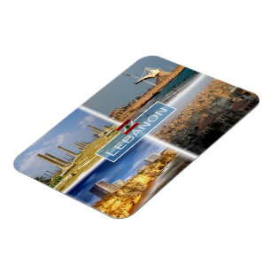 LB Libanon - Beiroet - Tripoli - Tire - Magnet Magneet