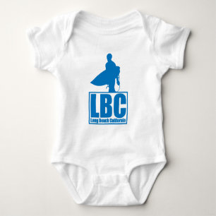LBC - Long Beach California - Surf - blauw Romper