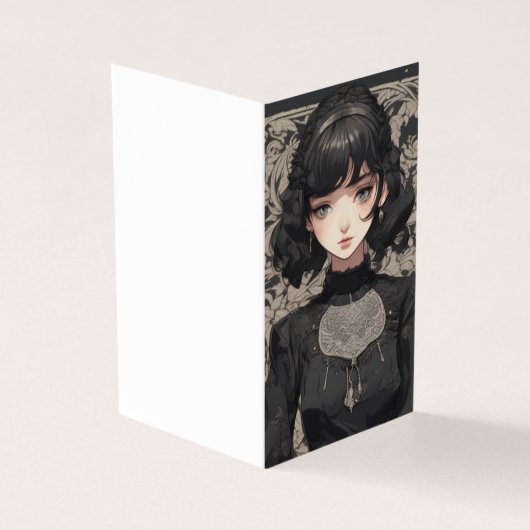 LBD Little Black Robe Mystérieuse Gothique Blank (Outside)