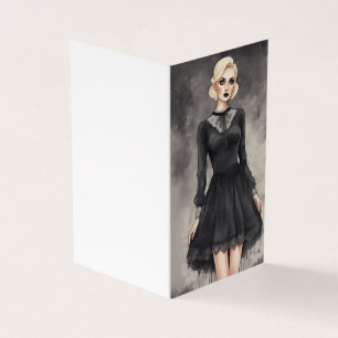 LBD Whimsical gothique petite robe noire