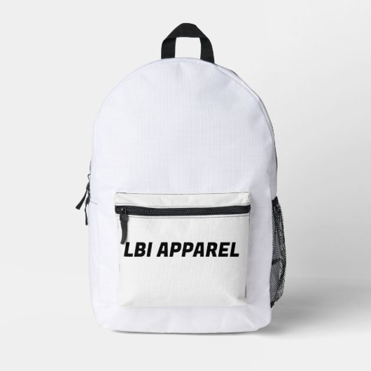 LBI APPAREL BACKPACK BEDRUKTE RUGZAK (Voorkant)
