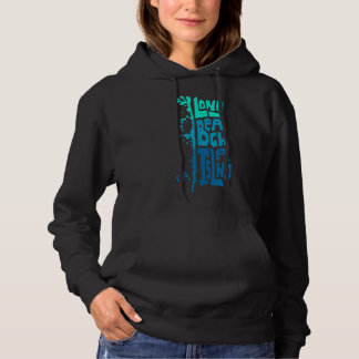 LBI Long Beach Island New Jersey Shore Island Type Hoodie