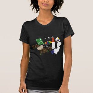 LBI Love Primary Color Collage T-shirt