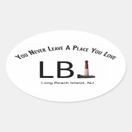 LBI Sticker Long Beach Island, NJ Lighthouse