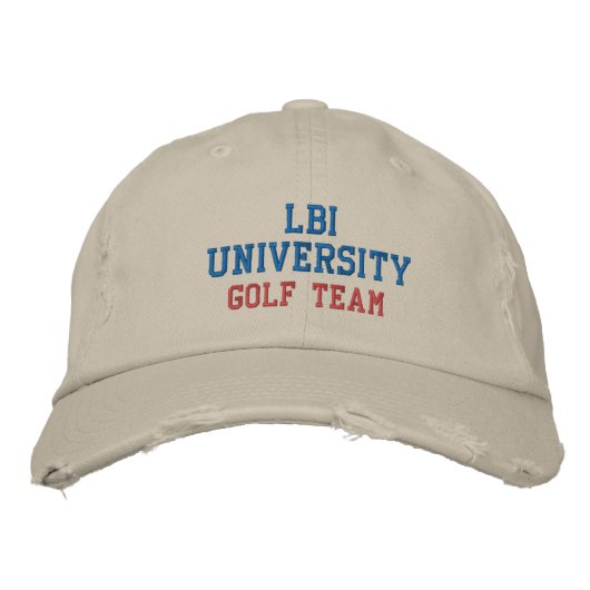 LBI UNIVERSITY MARDEMARKÉ CASQUETTE EMBROIDÉE (Devant)