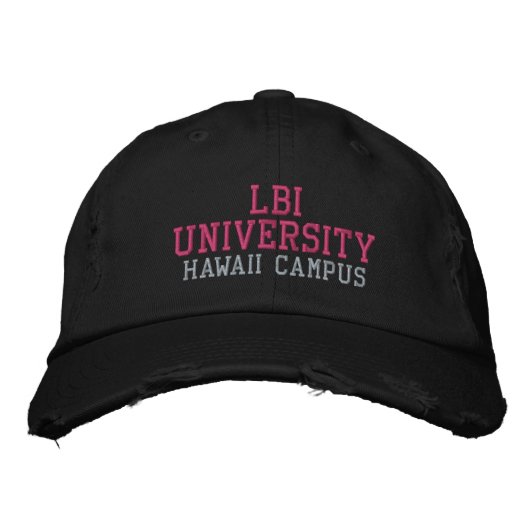LBI UNIVERSITY (REG TRADEMARK) CASQUETTE LBI APPAR (Devant)